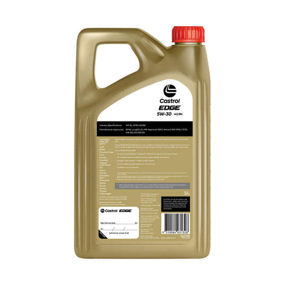 Castrol EDGE Engine Oil - 5W-30, A3/B4, 5 Litres